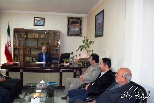 تبریک نوروزی جمعی ازمدیران دستگاههای اجرایی و شهروندان به فرماندار کردکوی 