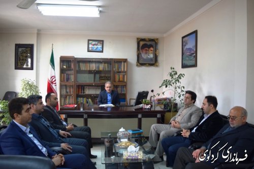 تبریک نوروزی جمعی ازمدیران دستگاههای اجرایی و شهروندان به فرماندار کردکوی 