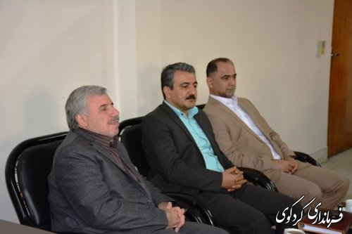 دیدار مدیرکل حوزه استاندار و رئیس کمیته حقوقی ستاد انتخابات  گلستان  با فرماندارکردکوی