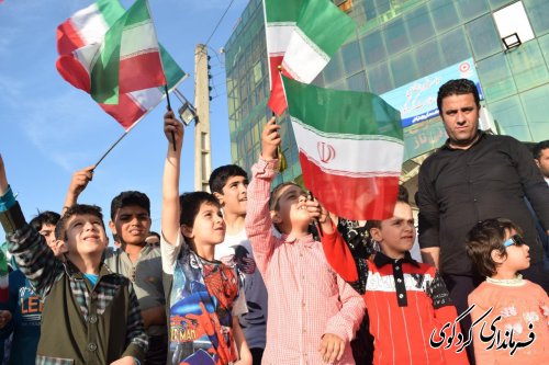گزارش تصویری از اجرای جشن برنامه ی تلوزیونی " همه با هم "در کردکوی 