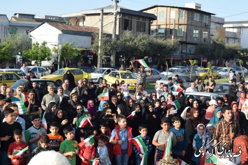 گزارش تصویری از اجرای جشن برنامه ی تلوزیونی " همه با هم "در کردکوی 