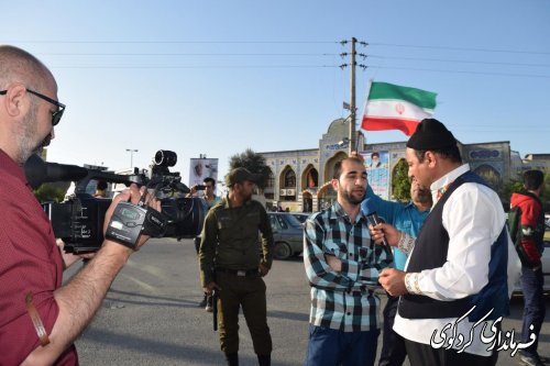 گزارش تصویری از اجرای جشن برنامه ی تلوزیونی " همه با هم "در کردکوی 