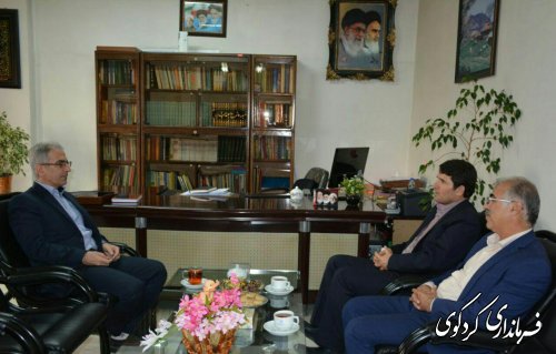 دیدار مدیرکل بهزیستی استان با فرماندارکردکوی 