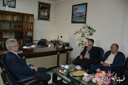 دیدار مدیرکل بهزیستی استان با فرماندارکردکوی 