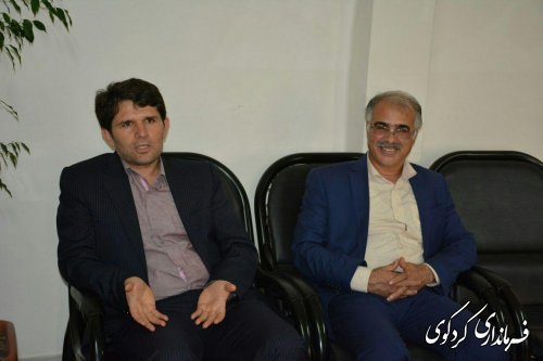 دیدار مدیرکل بهزیستی استان با فرماندارکردکوی 