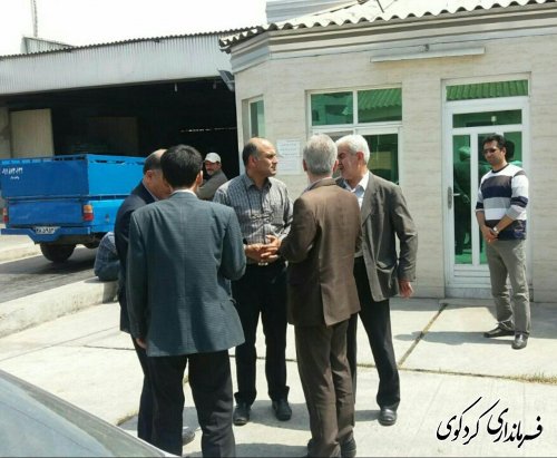 بازدید جمالی فرماندار و مدیرکل هماهنگی امور اقتصادی استان از مراکز تحویل و خرید کلزا شهرستان 
