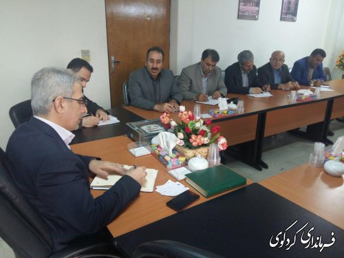 شورای هماهنگی مراکز اموزش عالی شهرستان به ریاست مجتبی جمالی فرماندار کردکوی تشکیل شد.