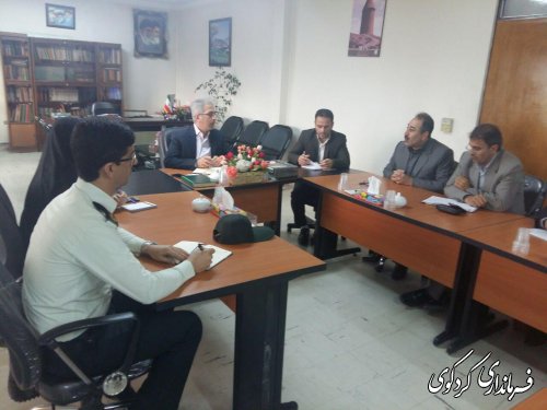 شورای هماهنگی مراکز اموزش عالی شهرستان به ریاست مجتبی جمالی فرماندار کردکوی تشکیل شد.