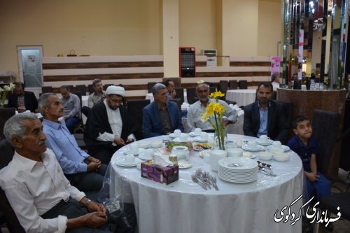 آیین تجلیل از خیرین نیکو کار شهرستان کردکوی با حضور فرماندارکردکوی 