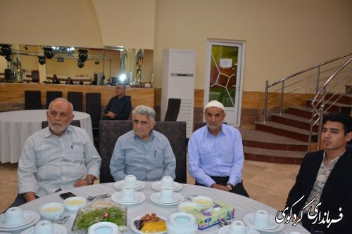 آیین تجلیل از خیرین نیکو کار شهرستان کردکوی با حضور فرماندارکردکوی 