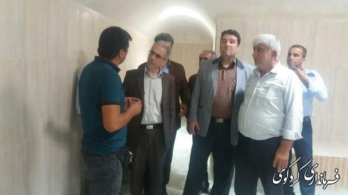 بازدید جمالی فرماندار  از مکانهای تاریخی روستای گردشگری سرکلانه کردکوی 