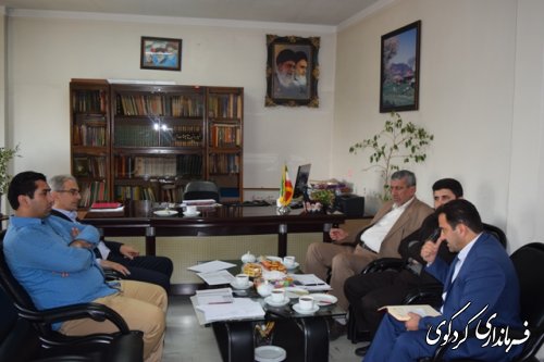 دیدارمدیرکل آموزش و پرورش ومدیر کل نوسازی مدارس استان باجمالی فرماندارکردکوی