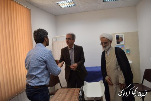 تقدیر روز پزشک با حضور جمالی فرمانداروحجه الاسلام شاعری  امام جمعه کردکوی 