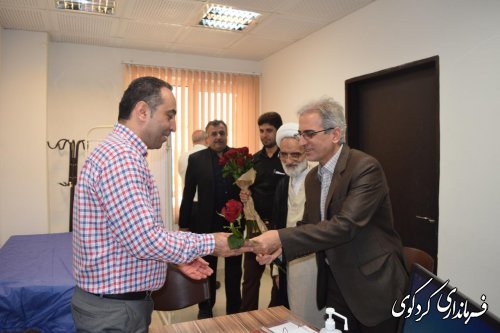 تقدیر روز پزشک با حضور جمالی فرمانداروحجه الاسلام شاعری  امام جمعه کردکوی 