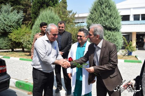 تقدیر روز پزشک با حضور جمالی فرمانداروحجه الاسلام شاعری  امام جمعه کردکوی 