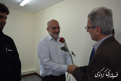 تقدیر روز پزشک با حضور جمالی فرمانداروحجه الاسلام شاعری  امام جمعه کردکوی 