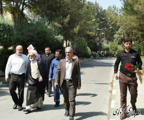 تقدیر روز پزشک با حضور جمالی فرمانداروحجه الاسلام شاعری  امام جمعه کردکوی 