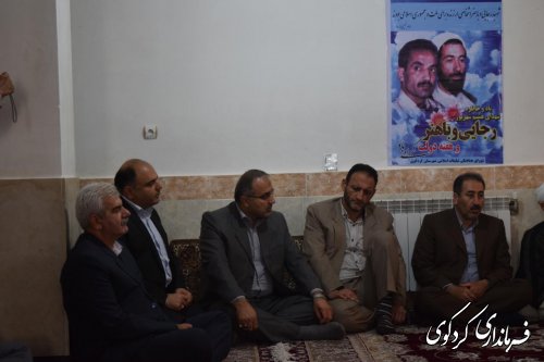 دیدار کارکنان دولت از امام جمعه   با حضور فرماندارکردکوی