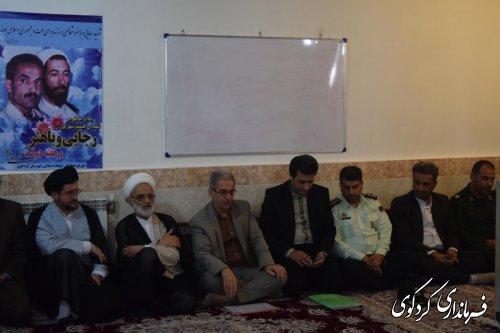دیدار کارکنان دولت از امام جمعه   با حضور فرماندارکردکوی