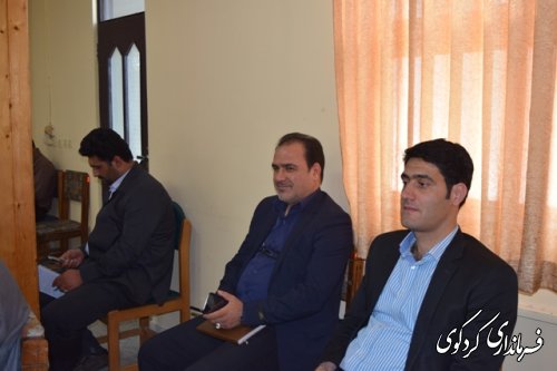 گزارش تصویری از پنجمین جلسه شورای اداری شهرستان با حضور فرماندارکردکوی
