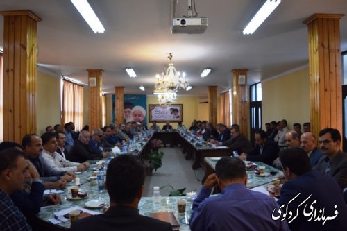 گزارش تصویری از پنجمین جلسه شورای اداری شهرستان با حضور فرماندارکردکوی