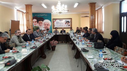 گزارش تصویری از پنجمین جلسه شورای اداری شهرستان با حضور فرماندارکردکوی
