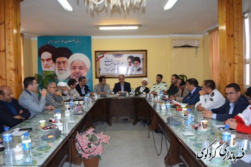 گزارش تصویری از پنجمین جلسه شورای اداری شهرستان با حضور فرماندارکردکوی