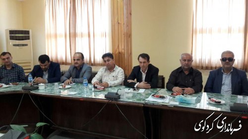 گزارش تصویری از پنجمین جلسه شورای اداری شهرستان با حضور فرماندارکردکوی