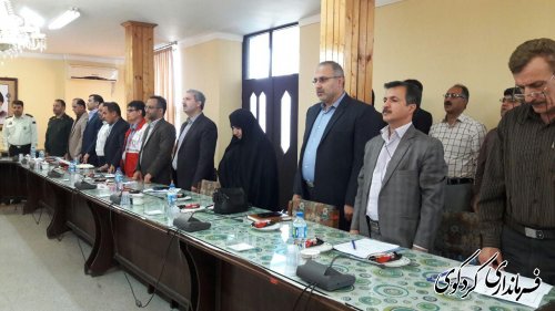 گزارش تصویری از پنجمین جلسه شورای اداری شهرستان با حضور فرماندارکردکوی