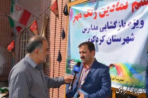 زنگ مهر  نیز همچون سایر نقاط کشور با حضور معاون فرماندار ،بخشدارمرکزی ومدیران دستگاههای اجرایی  در مدرسه دخترانه شاهد کردکوی نواخته شد.