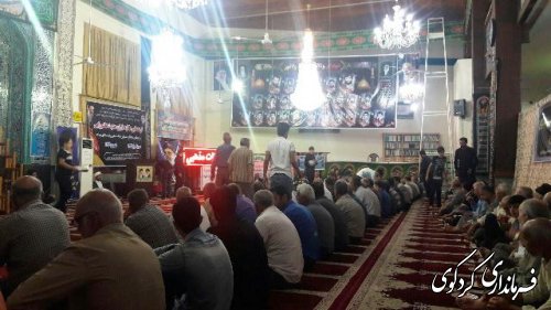 مراسم باشکوه عزاداری  هیئات  مذهبی محلات شهر کردکوی  و روستاهای این شهرستان