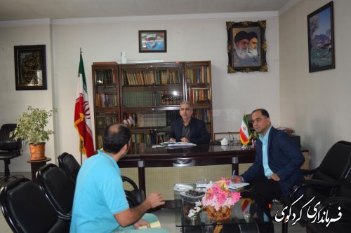 در هفته ملاقات عمومی / دیدار چهره به چهره جمالی فرماندارکردکوی  با مردم
