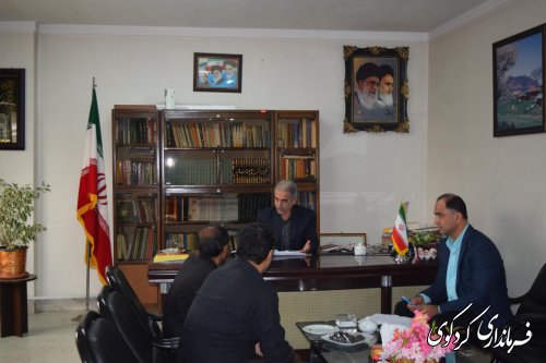 در هفته ملاقات عمومی / دیدار چهره به چهره جمالی فرماندارکردکوی  با مردم