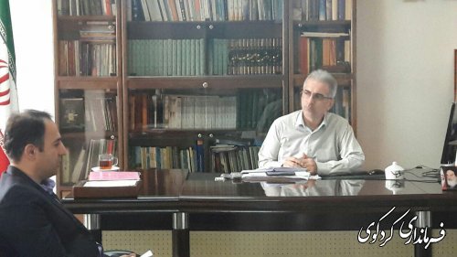 گزارش مهینی رییس اداره دامپزشکی از آخرین وضعیت شهرستان در دیدار با فرماندارکردکوی 