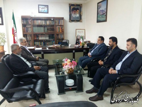 دیدار رئیس دادسرای نظامی استان با جمالی فرماندار کردکوی