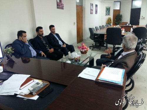 دیدار رئیس دادسرای نظامی استان با جمالی فرماندار کردکوی
