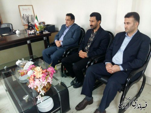 دیدار رئیس دادسرای نظامی استان با جمالی فرماندار کردکوی