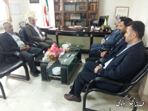 دیدار رئیس دادسرای نظامی استان با جمالی فرماندار کردکوی