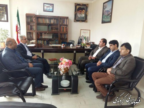 دیدار حسن پور مدیرکل تعزیرات حکومتی استان با جمالی فرماندار کردکوی
