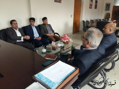 دیدار حسن پور مدیرکل تعزیرات حکومتی استان با جمالی فرماندار کردکوی