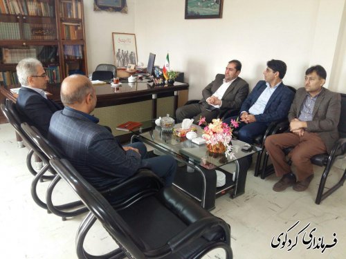 دیدار حسن پور مدیرکل تعزیرات حکومتی استان با جمالی فرماندار کردکوی
