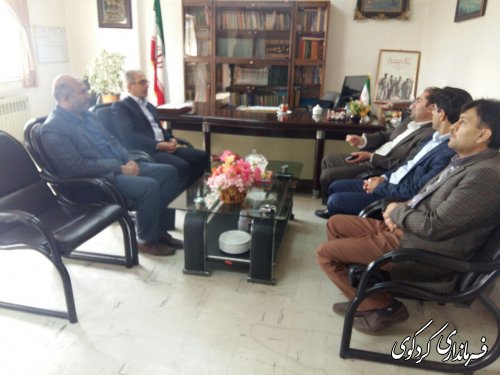 دیدار حسن پور مدیرکل تعزیرات حکومتی استان با جمالی فرماندار کردکوی