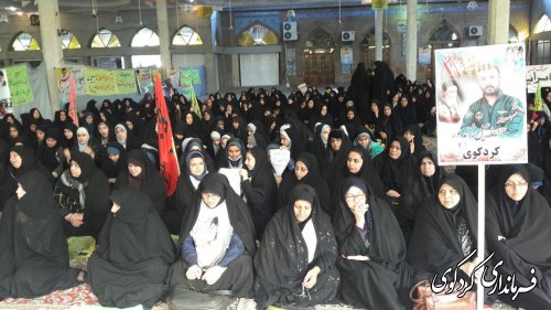 همایش بزرگ بسیجیان در مصلی شهرستان کردکوی 