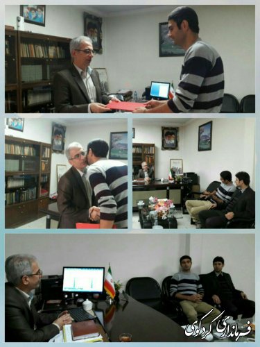 هانی روشن بین از مربیان والیبال  کردکوی  از سوی جمالی فرماندارکردکوی تقدیرشد