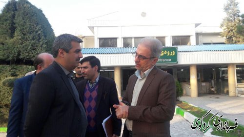 بازدید مشترک دکتر نورقلی پور نماینده مجلس، جمالی فرماندارکردکوی و دکتر فاضل رییس دانشگاه علوم پزشکی از بیمارستان کردکوی