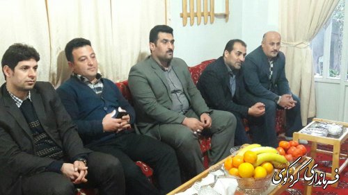 جمالی فرماندار کردکوی، با مجید عقیلی ازپیشکسوتان و قهرمانان کشتی ایران