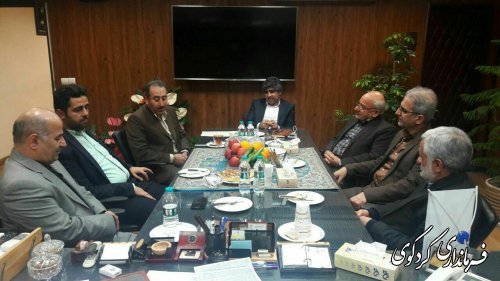 دیدار جمالی فرمانداربا دکترصالحی رییس دانشگاه فنی وحرفه ای کشور