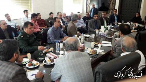 راه حلهای گوناگون رفع موانع تولید در  شهرک صنعتی کردکوی  بررسی شد