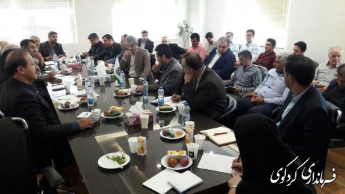 راه حلهای گوناگون رفع موانع تولید در  شهرک صنعتی کردکوی  بررسی شد