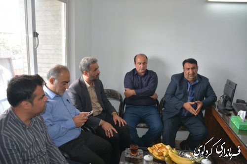 نشست اعضای شرکت تعاونی دهیاران شهرستان کردکوی با فرماندار